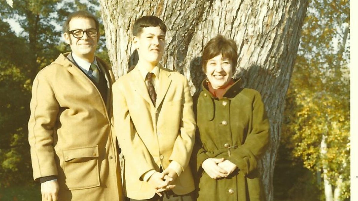 John Strauss, Andy Strauss and Charlotte Rae in Camphill, Pennsylvania, in 1969.