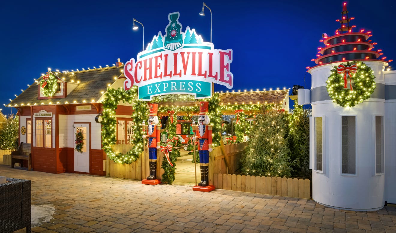 Light up your holiday season with a stroll through this Christmas village