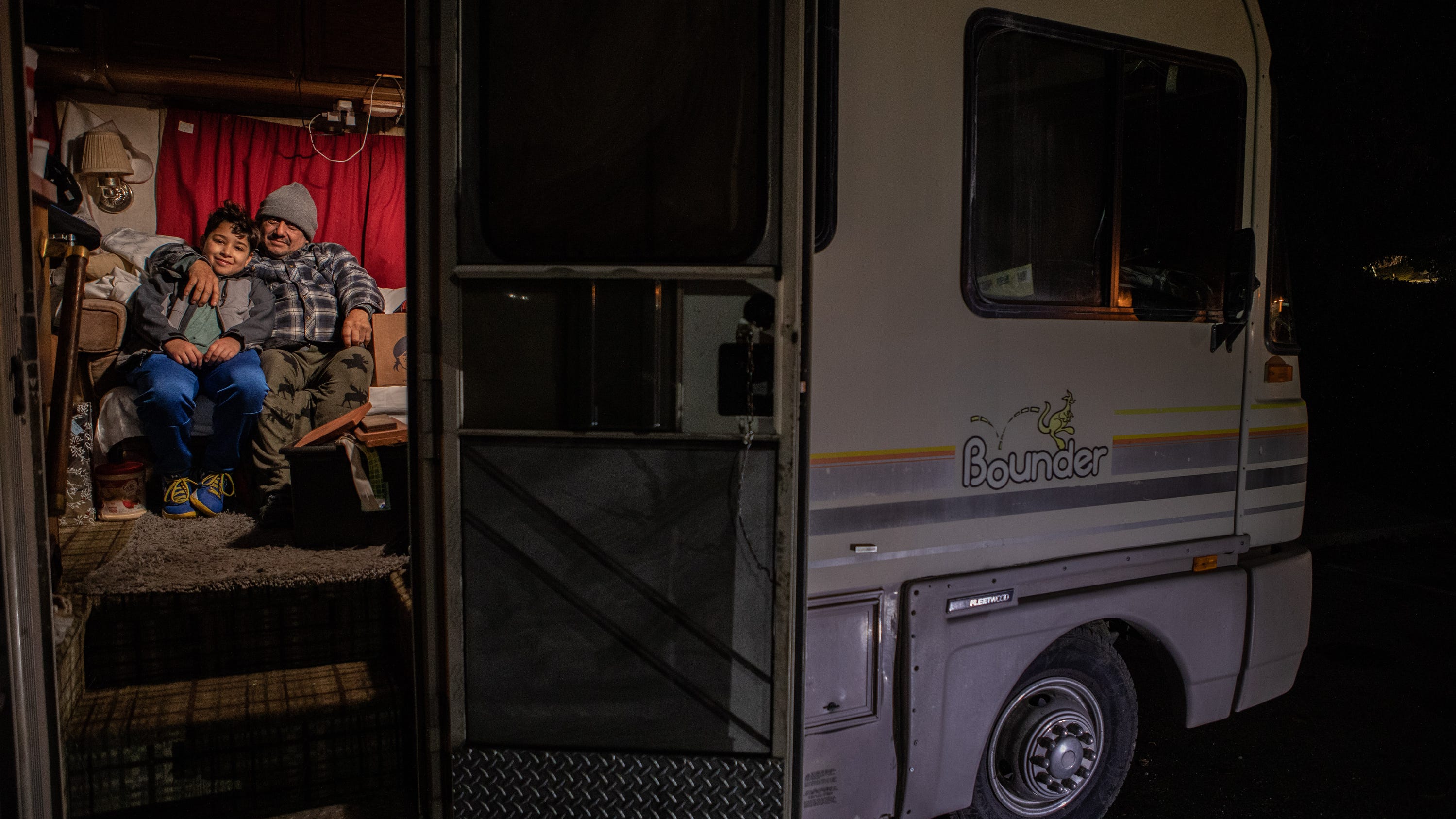 Homeless for Christmas: RV parking lot shelters people living in vehicles