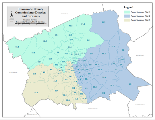 Buncombe commissioner elections 2020: See who's running by district