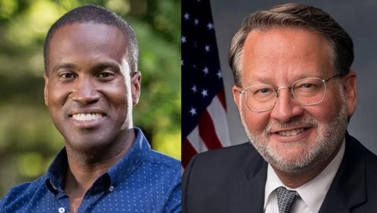Republican U.S. candidate John James and incumbent Democratic U.S. Sen. Gary Peters will face off in November 2020.