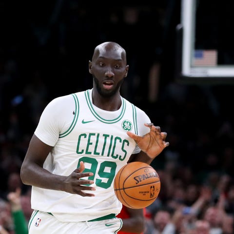 Tacko Fall of the Boston Celtics during a December