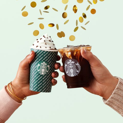 Starbucks is ending the year by throwing parties.