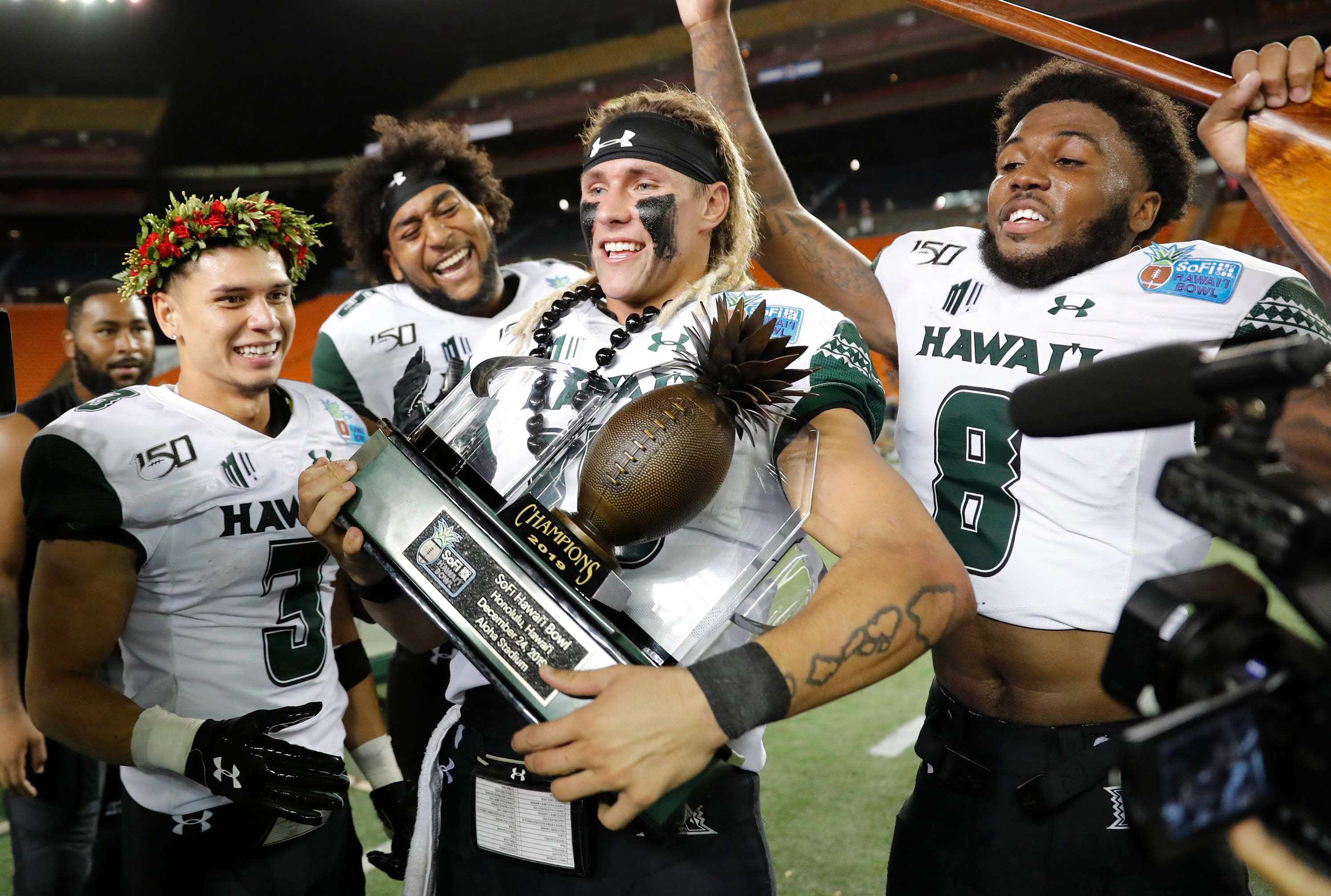 Hawaii Bowl Cole Mcdonald Leads Hawaii To Win Over Byu