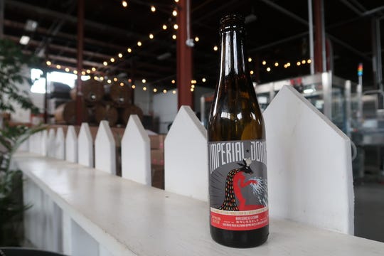 De La Senne/Bellwoods Imperial Donkey, a mixed fermentation English imperial stout aged in wine barrels.