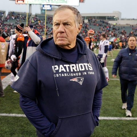New England Patriots head coach Bill Belichick has