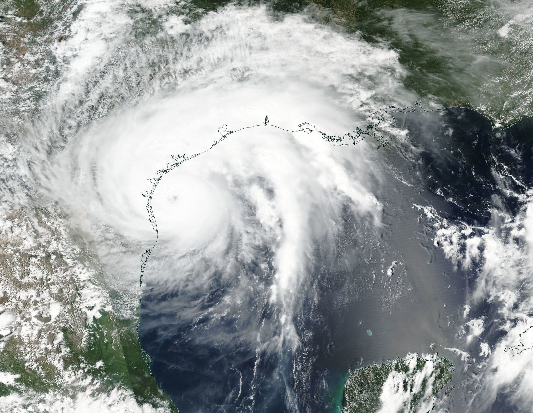 Hurricane Harvey caused massive destruction in Houston in 2017.