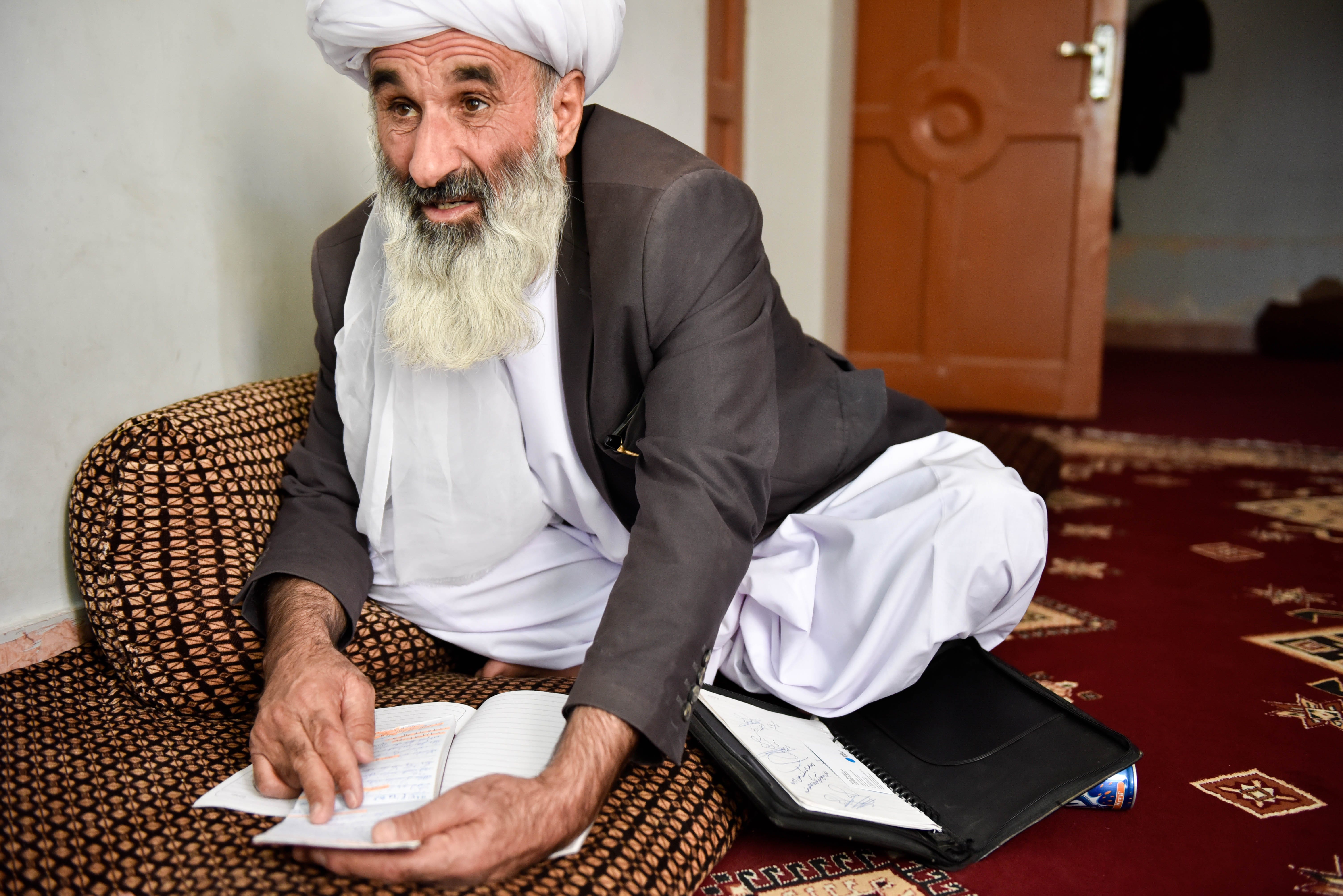 Abdul Salam Qazizad was part of the Afghan government’s delegation to Azizabad. In the aftermath, he was vocal about the civilian casualties. He said the U.S. military called him to the airbase and asked him to walk back his public statements.