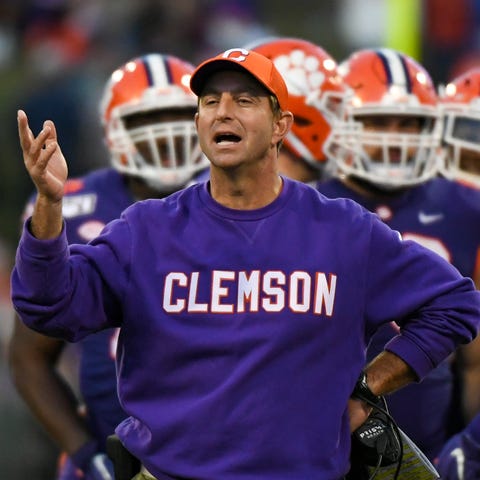 Clemson's Dabo Swinney has coached the Tigers to t