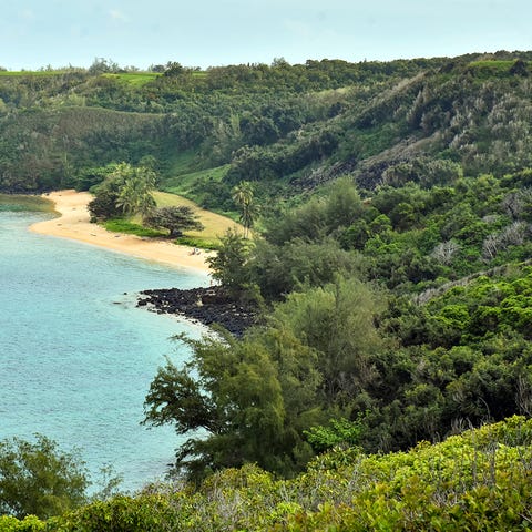 Kauai, Hawaii, a largely uninhabited island that f