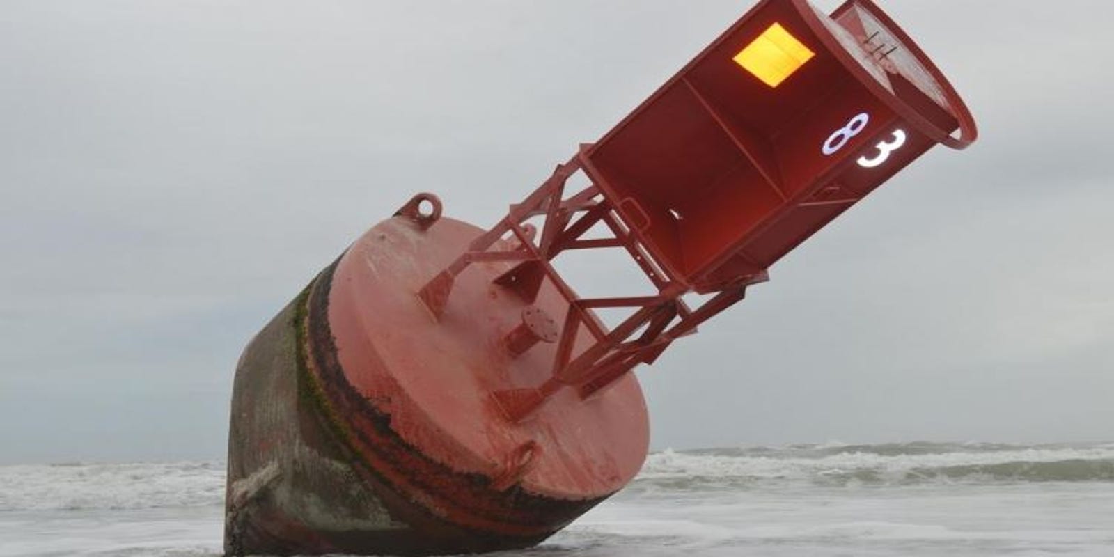 Navigational Marker Lost Off South Carolina Washes Up In