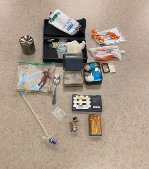 Agar, a Wayne County Sheriff's Office K-9, helped find methamphetamine, marijuana, syringes and other paraphernalia in a vehicle on Interstate 70.