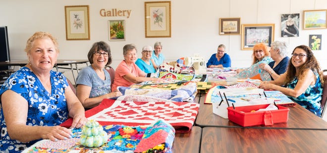The Joslyn Center offers a Lunch Bunch Quilters group every Tuesday from 9 a.m. to noon.
