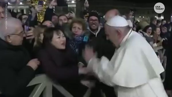 Pope slap VPC thumb