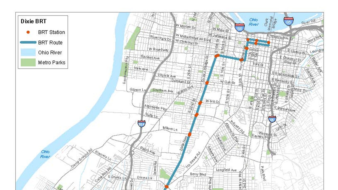 TARC Routes Bus Rapid Transit Line Added In Louisville tarc-routes-bus-rapid-transit-line-added-in-louisville