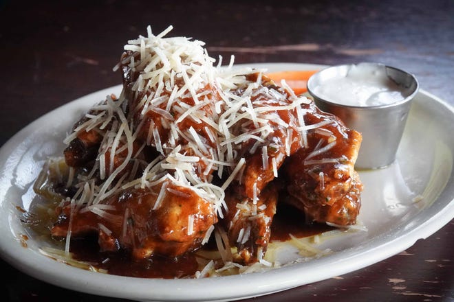 Parmesan garlic wings at Timothy's of Newark that was voted by readers as a top place for wings. 