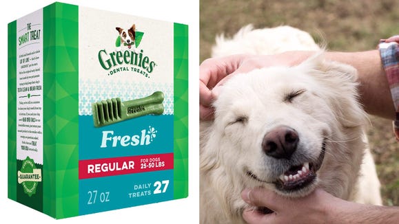 Give your pup an edible (and delicious) toothbrush.