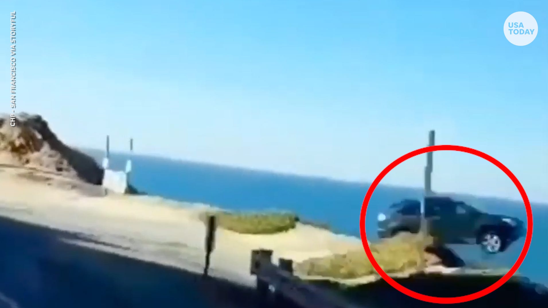 Car drives off California cliff; officials unable to find Car drives off California cliff; officials unable to find