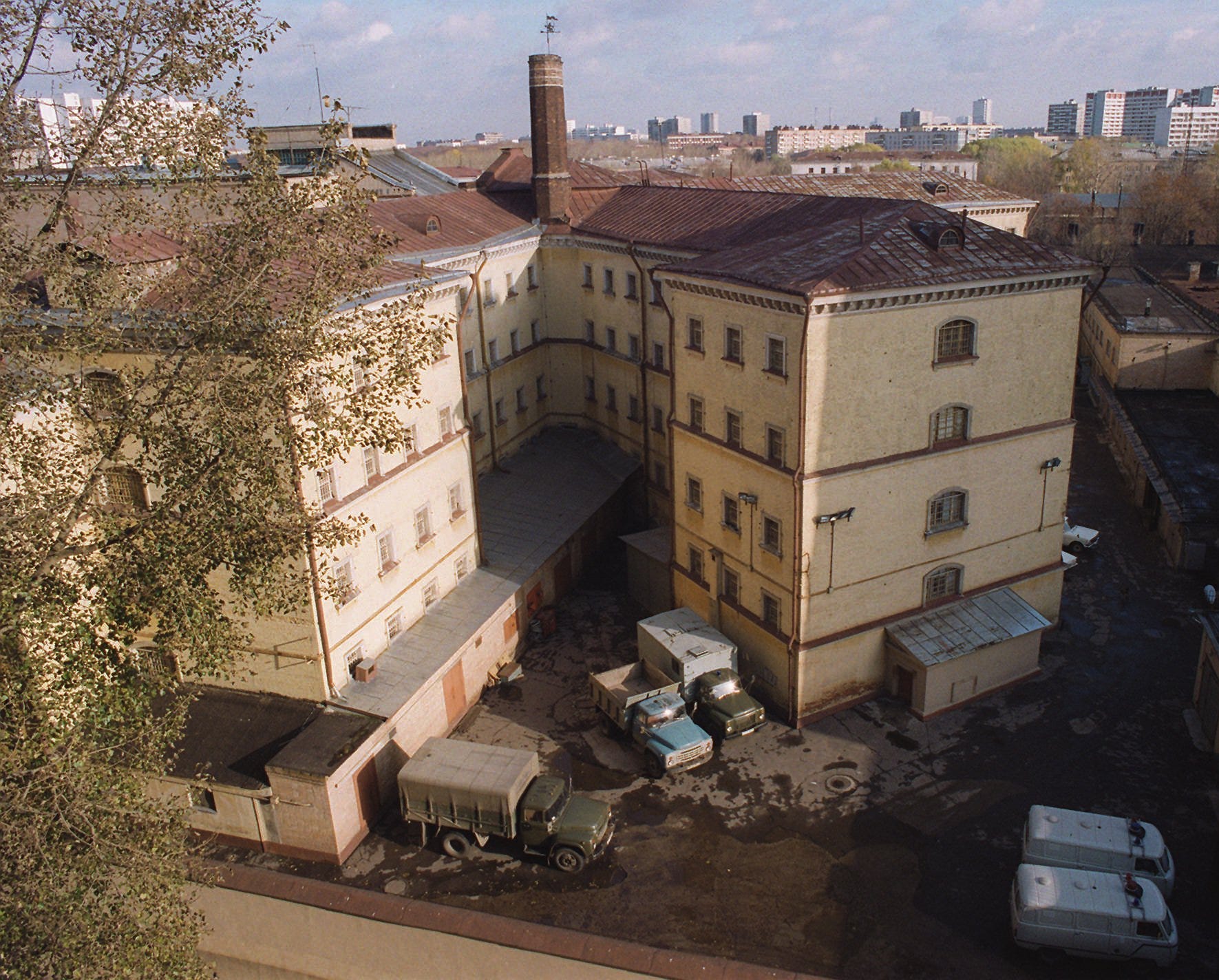 This 1995 photo shows an overview of Moscow's Lefortovo Prison.
