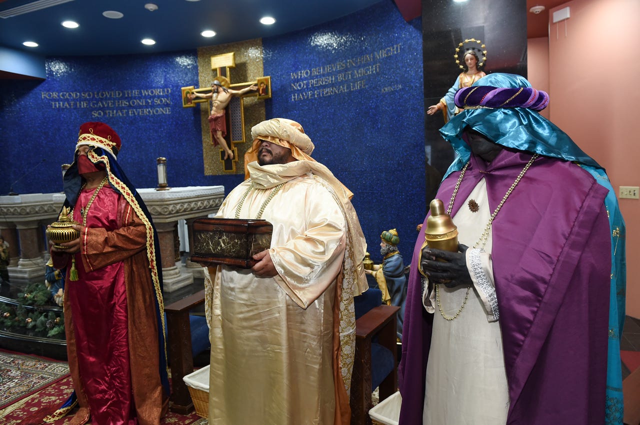 A celebration is held for the Three Kings at the St. Therese Chapel in Hagåtña, Jan. 5, 2020. 