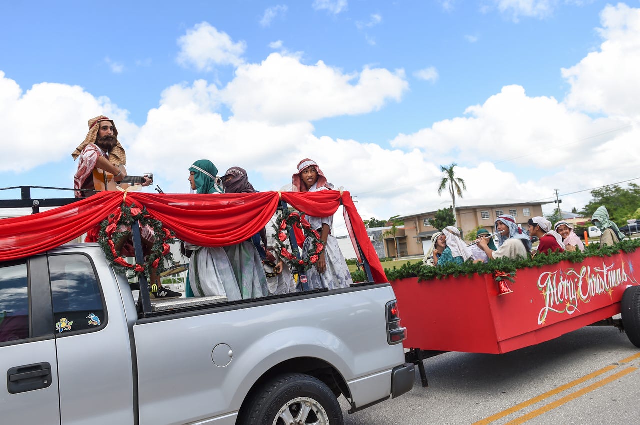 Guam's Catholic faithful gather to celebrate the Three Kings at Dulce Nombre de Maria Cathedral-Basilica in Hagåtña, Jan. 5, 2020.