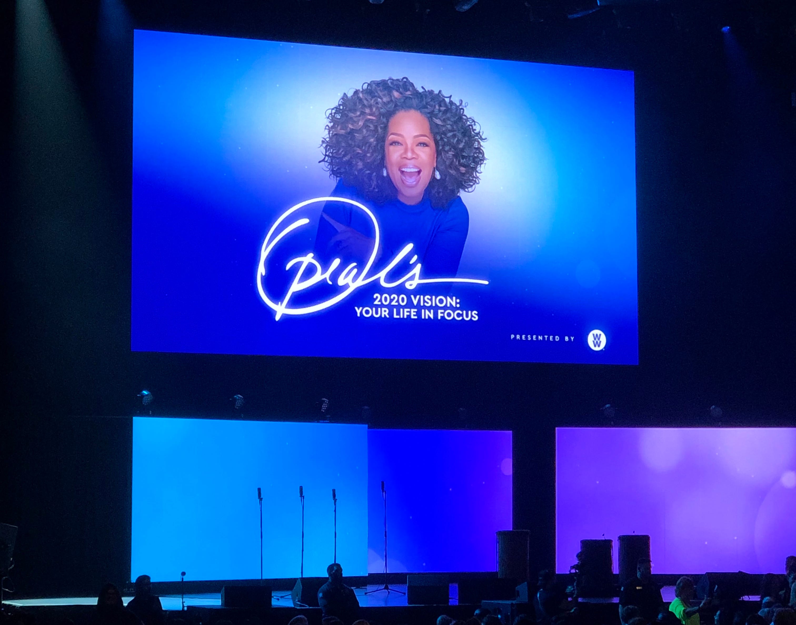 Oprah Winfrey Falls Down At Wellness Tour While Talking About Balance