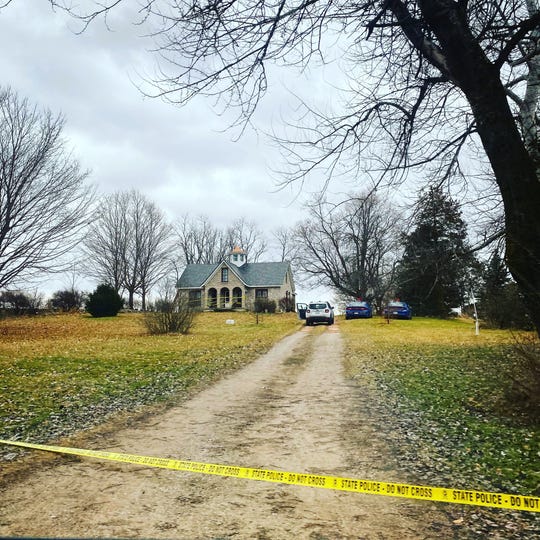 Home of Mark Latunski where Kevin Bacon was found murdered on Dec 28.
