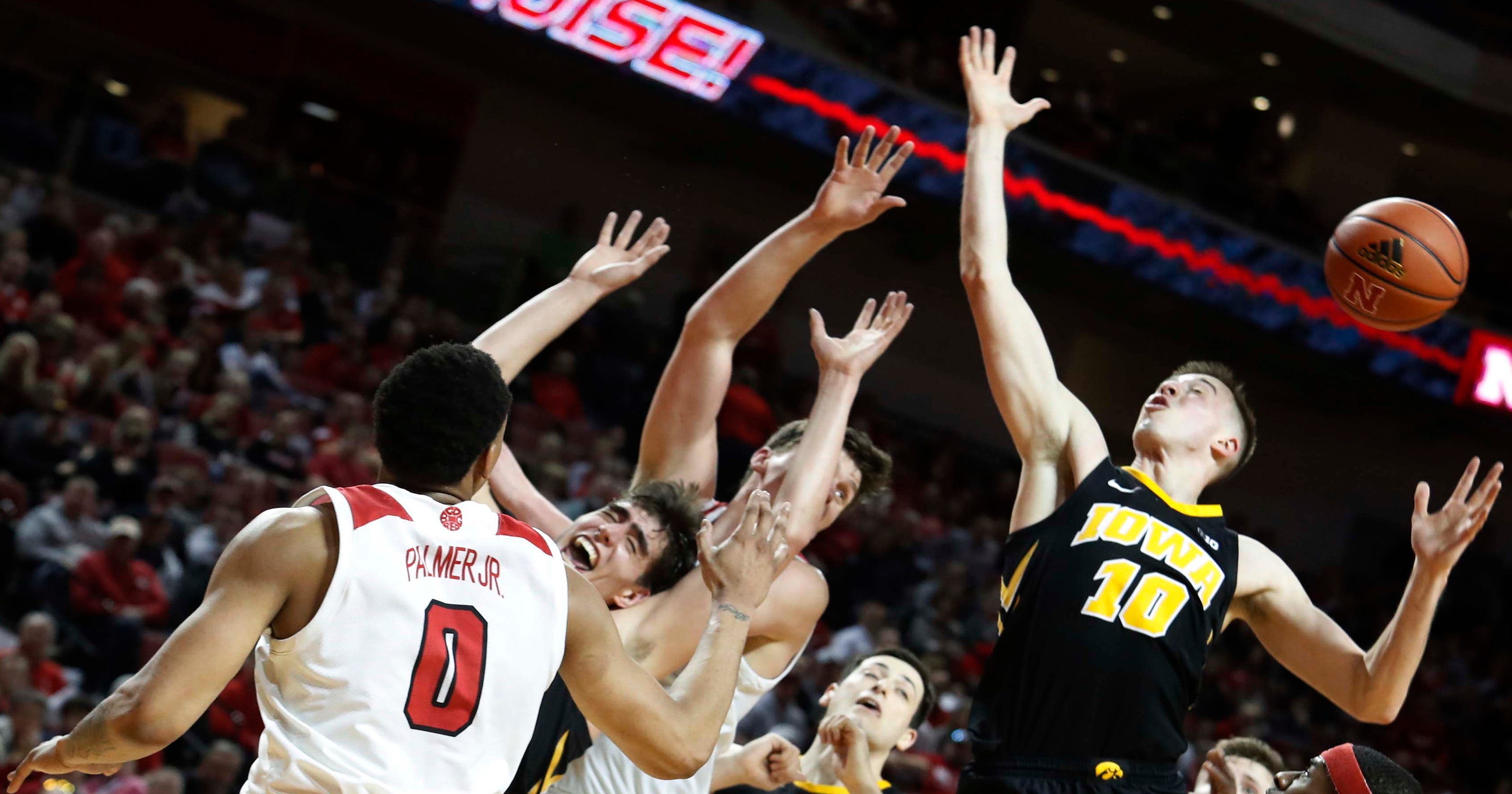 Short-handed Iowa basketball team aims to reverse history at Nebraska