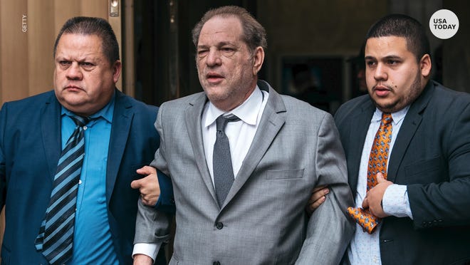 Harvey Weinstein arrives at his sex-crime trial in New York on Monday, January 6.