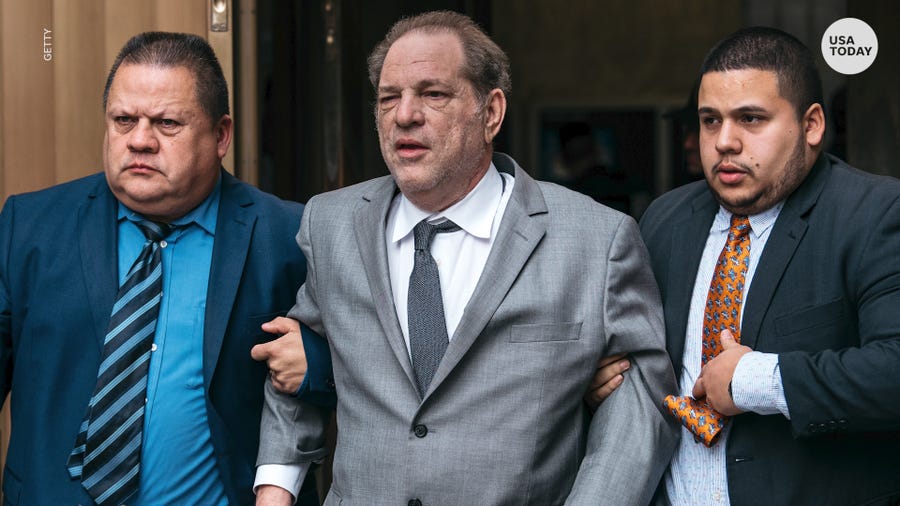 Harvey Weinstein arrives at sex-crime trial