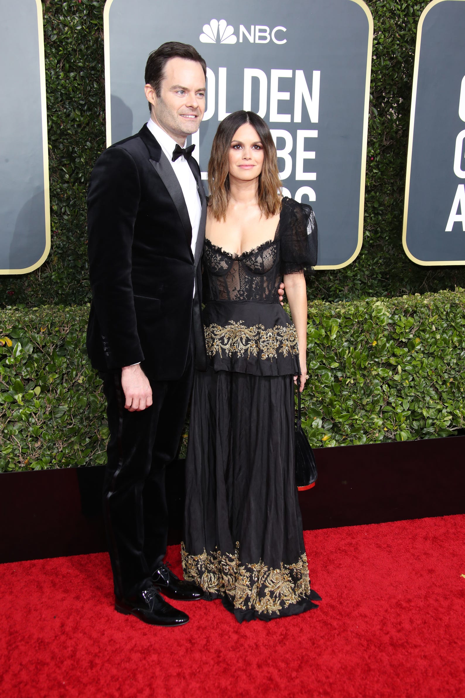 Bill Hader, left, and Rachel Bilson