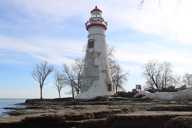 Restoration work on the iconic Marblehead Lighthouse is expected to be completed this spring.