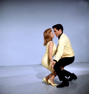 Sparks flew between Elvis Presley and co-star Ann-Margret on the set of "Viva Las Vegas."