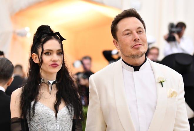 Grimes Shares A Starry New Photo Of Son X Ae A 12 With Elon Musk