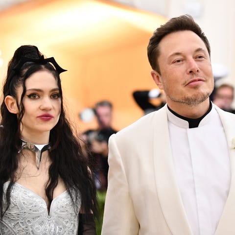 Singer Grimes and her SpaceX and Tesla mastermind 
