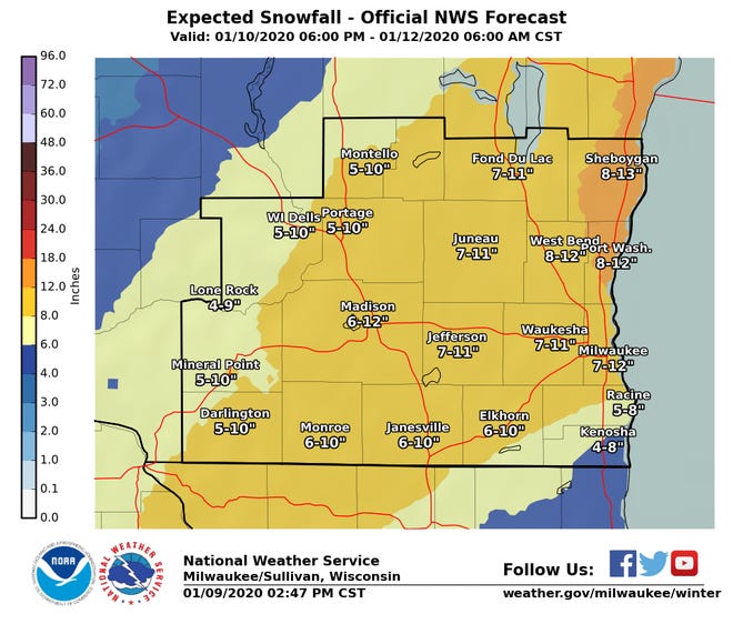 Wisconsin Weather Potential For Heavy Snow This Weekend