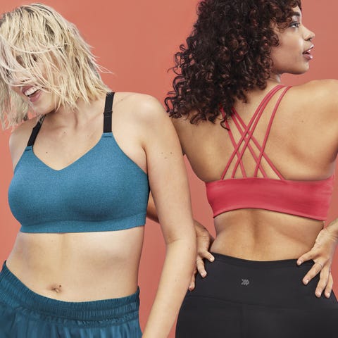 The sports bras in Target's new All in Motion stor