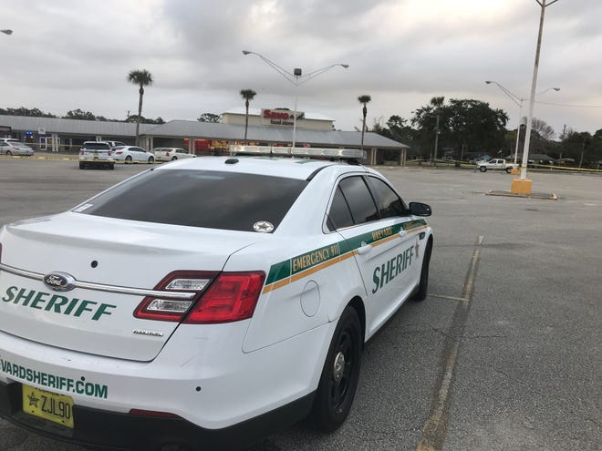 Brevard County deputies and Cocoa police officers converged on the Save A Lot parking lot on Dixon Boulevard in Cocoa Friday afternoon Jan. 10, 2020, after reports of a deputy-involved shooting.