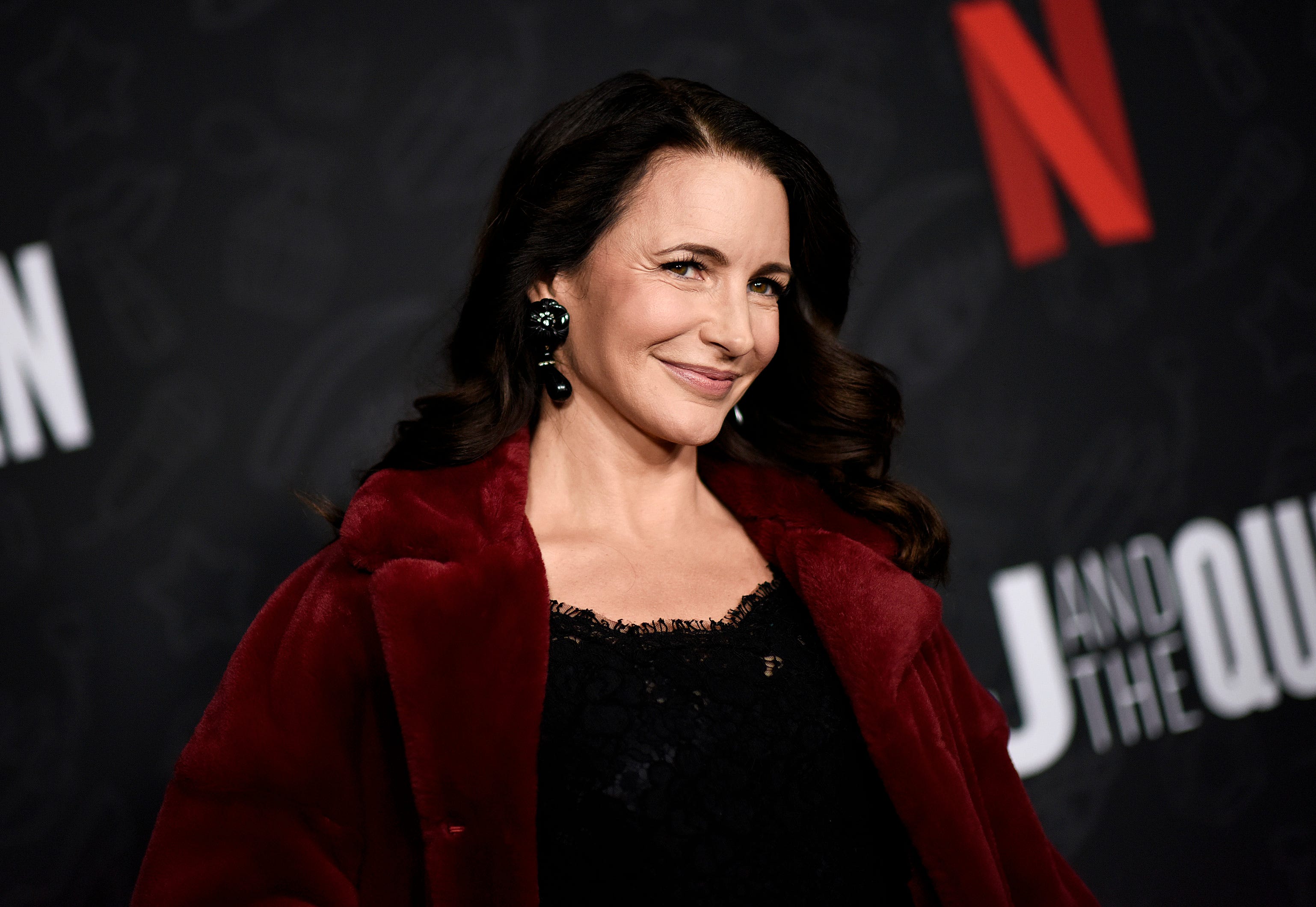 Kristin Davis attends the premiere of Netflix's 'AJ and the Queen.' 