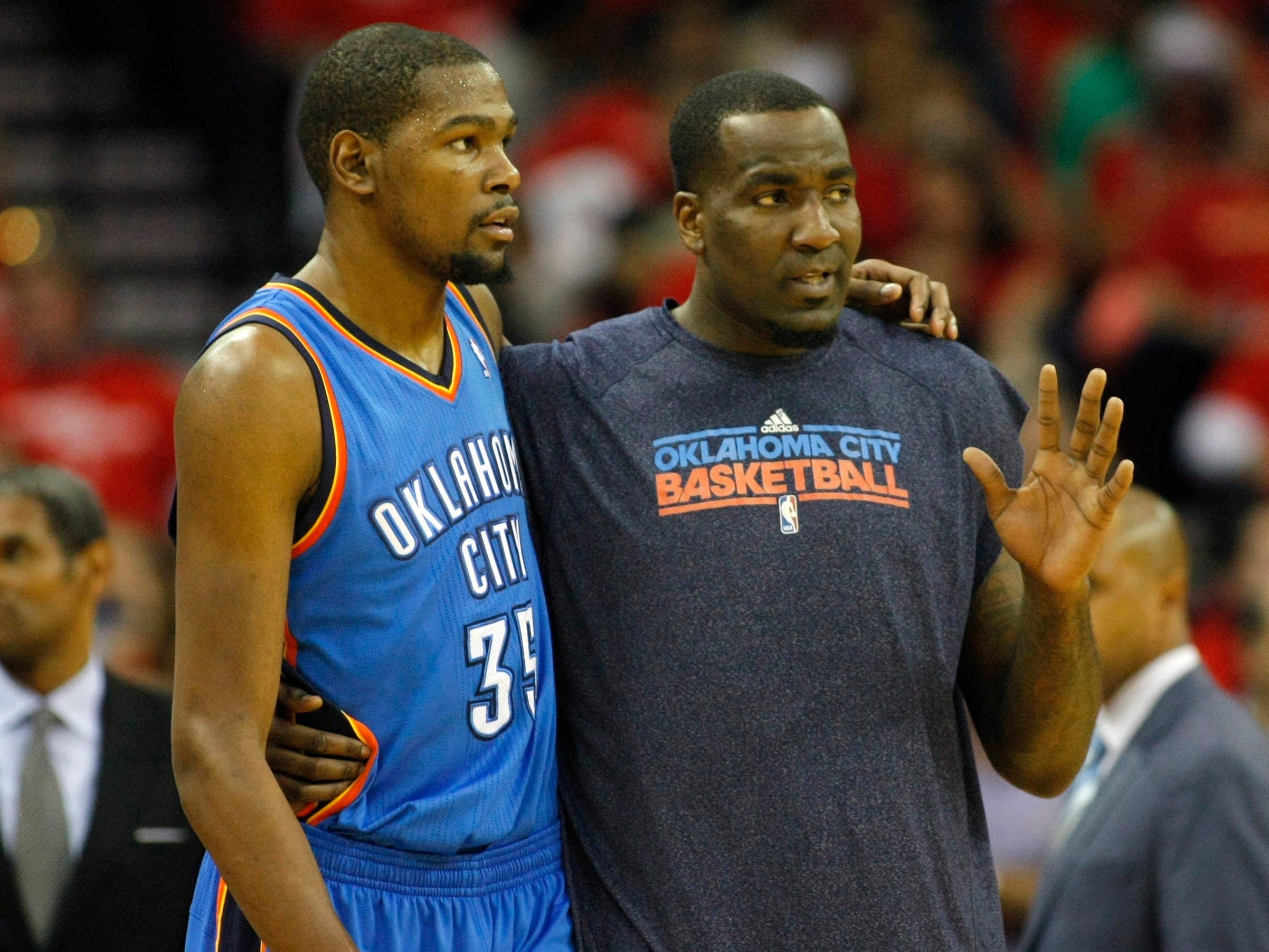 Kendrick Perkins expounds on Twitter exchange with Kevin Durant