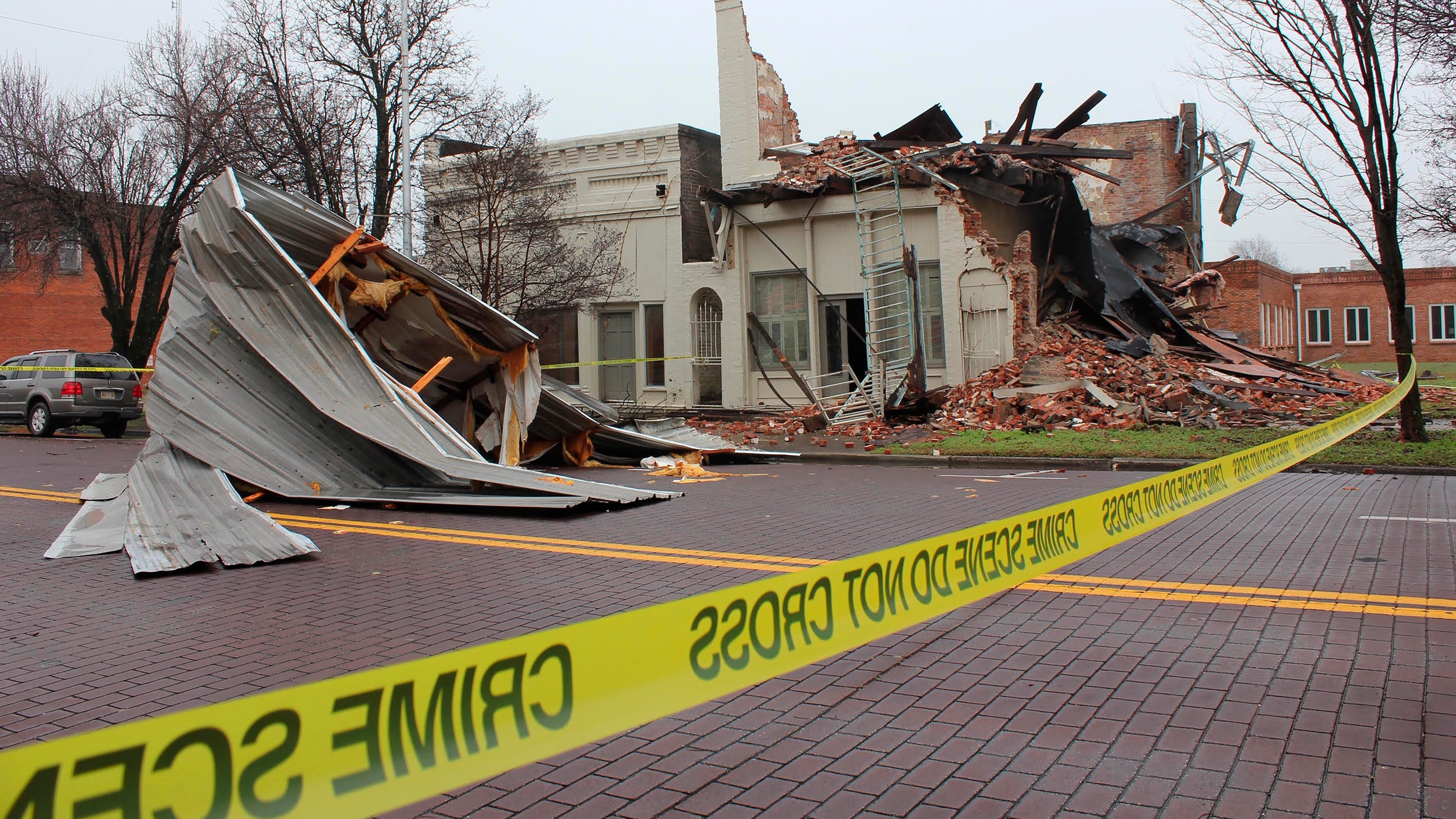 Mississippi weather damage Storms sweep state no deaths reported