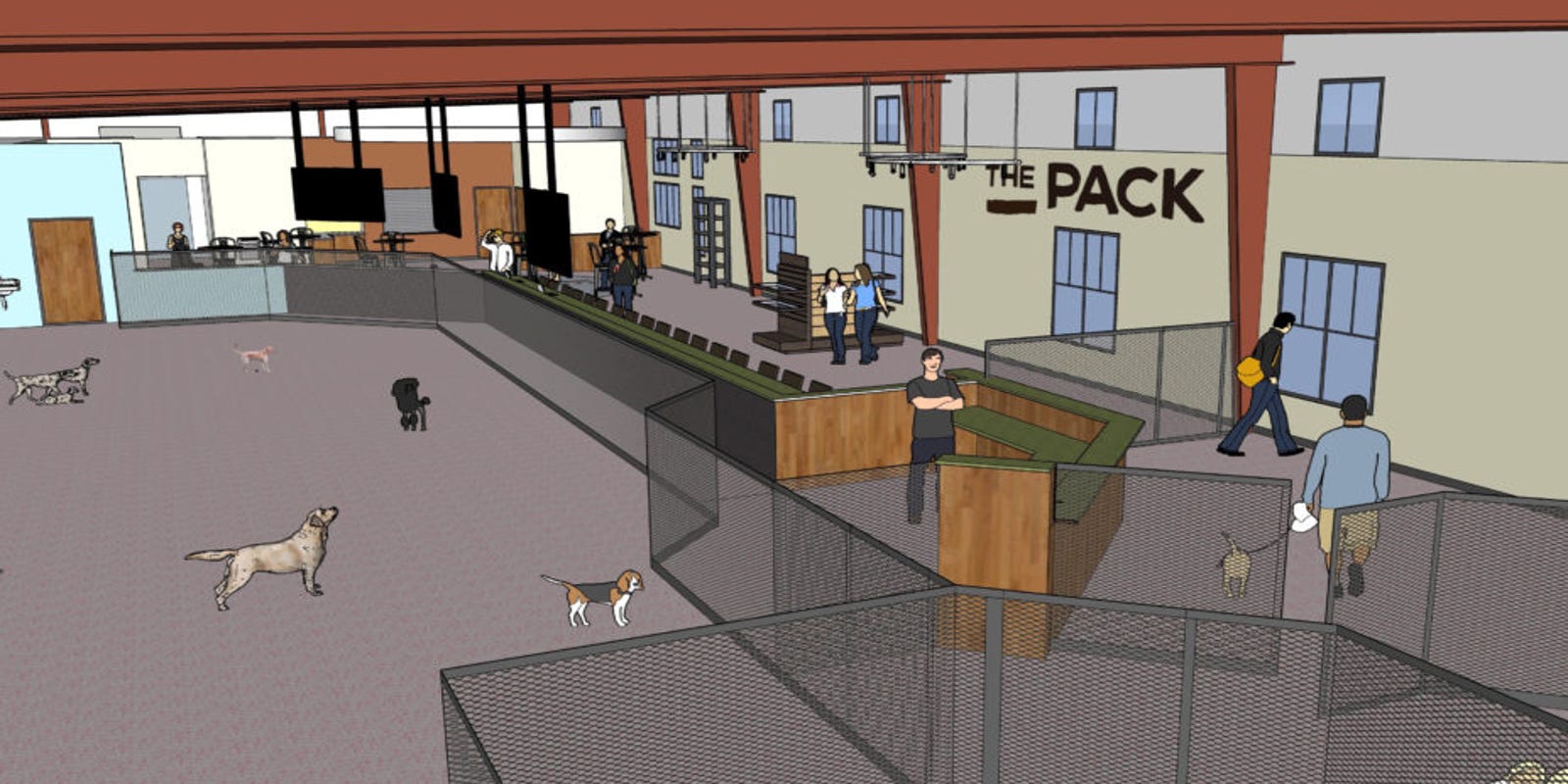 Michigan's first indoor dog park in Comstock Park to open summer 2020