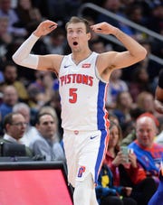The Pistons' Luke Kennard could be out another month with knee tendinitis.