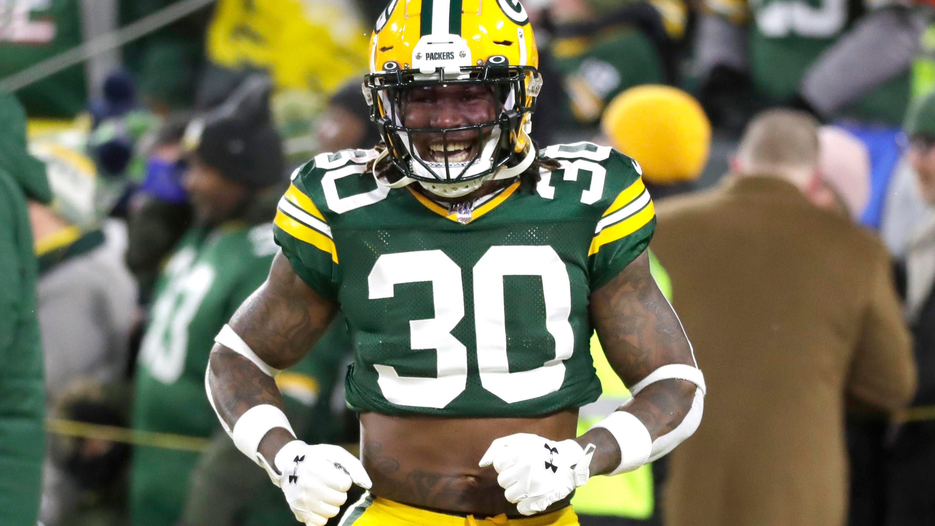 Did you see Packers running back Jamaal Williams 'at' the BYU game?