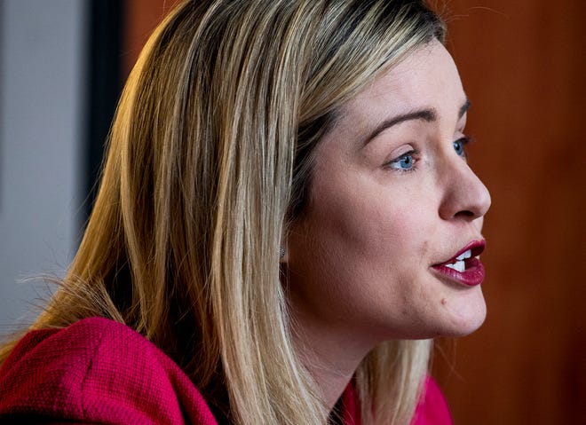 Jessica Taylor, candidate for the 2nd congressional district in Alabama, is shown in Montgomery, Ala., on Monday January 13, 2020.