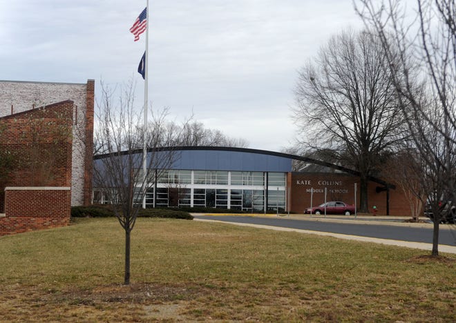 A file photo of Kate Collins Middle School