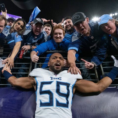 Tennessee Titans inside linebacker Wesley Woodyard