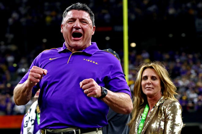 College Football Lsu S Ed Orgeron Tops Bonuses Earned By Fbs Coaches