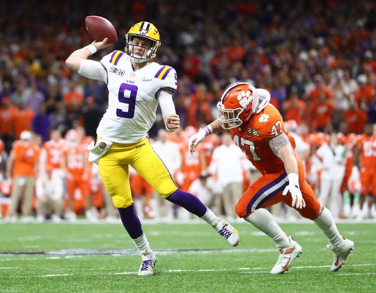 College Football All Bowl Team Includes Joe Burrow Lsu Stars