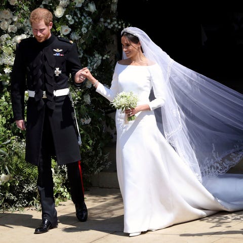 Prince Harry and Duchess Meghan Markle married at 